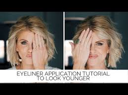Eyeliner Application Tutorial Make Yourself Look Younger Youtube Eyeliner Application Makeup Tips To Look Younger Makeup To Look Younger