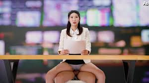 Japanese news anchor fucked uncensored