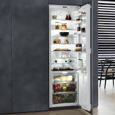 Single fridge freezer with ice dispenser. Fridge Freezers Built In Integrated Miele