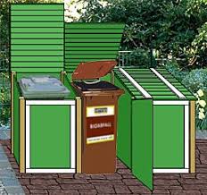 Mulltonnenhaus Mulltonnenhaus Mullhauschen Mulltonnenbox Selber Bauen