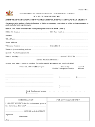 The list will include guatemala and the republic of trinidad and tobago. Td1 Forms 2006 Amended Income Tax Form Trinidad And Tobago Pdf Pension Tax Deduction