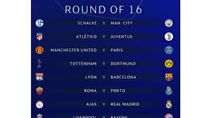2021/22 uefa champions league first qualifying round draw. Ucl Round Of 16 Draws Made Plus Tv Africa