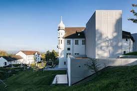 marte marte architects covers austria s castle extensions with translucent aluminum mesh architect architecture house styles