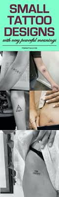 Seen in the image is a girl's rib that is inked with tiny small hearts and a person's name 'daniel' inscribed in the middle which signifies the true love that this wearer has for the person. 16 Small Tattoos With Meaning For Women Images