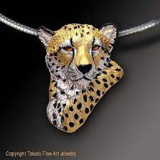 Cheetah Jewelry Google Search Animal Jewelry Animals Pendant