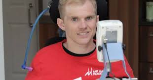 Paralysed Drew Graham is riding the distance from St James' Park to the  Stade de France