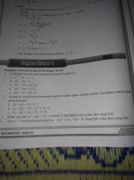 Check spelling or type a new query. 2 Nyatakan Persamaan Persamaan Kuadrat Berikut Dalam Bentuk Umum Kemudian Tentukanlah Akar Brainly Co Id