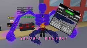 This code will give you 30 minutes of yen boost! New Update Kagunes Jason Kagune Review Roblox Anime Fighting Simulator Youtube