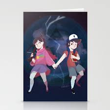 The Mysteries Of Gravity Falls Stationery Cards By Kinsei