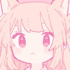 Hundreds of thinking emojis, animated emojis, and more! à¬˜ Discord Gg Gfx Pink Wallpaper Anime Cute Anime Character Chibi Anime Kawaii