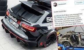 Umso mehr berührt uns der tod dieses legendären familiensupersportwagens. Starkster Audi Rs 6 Der Welt Fallt Brand Zum Opfer Autozeitung De