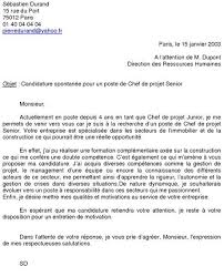 Exemple De Candidature Spontane Exemple De Lettre De Motivation Exemple Lettre Motivation Lettre De Motivation