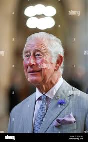 The prince of wales during a visit to exeter cathedral in devon. hi-res  stock photography and images