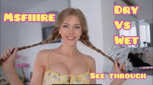 Msfiire Aka Lilly Blooms Dry Vs Wet Transparent - YTboob