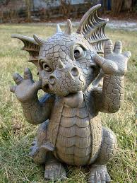 Whimsical Garden Dragon Making Funny Faces Statue 10 25 H Taunting Baby Dragon Dragon Decor Dragon Statue Dragon Garden