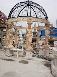 石雕涼亭石雕亭子晚霞紅六角涼亭大理石歐式涼亭走廊庭院擺件 淘宝网全球站 ceiling lights lamp post decor