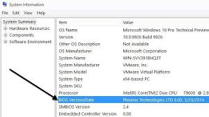 Under windows you'll see which edition and version of windows your device is running. How To Find Bios Version On Computer