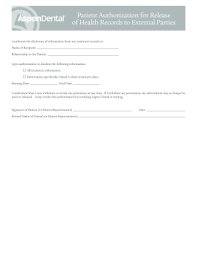 Aspen insurance group is here to teach, here to help you save money, here to serve. Aspen Dental Forms Fill Out And Sign Printable Pdf Template Signnow