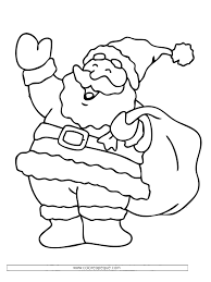 Papa Noel Para Colorear Pdf