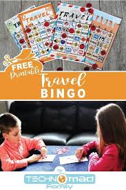 Keep Your Kids Happy And Entertained On Your Next Family Vacation With This Fun Printable Travel Bingo Game Wi Travel Bingo Kids Saving Money Free Printables