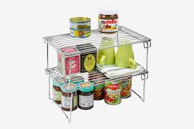Decorrack 2 counter and cabinet shelf racks kitchen storage organizer steel metal wire shelves for pantry closet and freezer 17 5 x 10 x 5 25 and 12 5 x 10 x 5 25 inch set of 2 4 8 out of 5 stars 29. 19 Best Kitchen Cabinet Organizers 2019 The Strategist