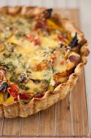 Rain Calls For Roasted Vegetable Quiche Vegetable Quiche Vegetarian Dishes Quiche Recipes