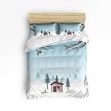 First and foremost, you have to shop for a comforter set that fits your mattress. 4 Piece Merry Christmas Theme Duvet Cover King Size Bedding Set Includes 2 Pillow Shams Ultra Soft Duvet Cover Sets Queen Size Bed Sets King Size Bedding Sets
