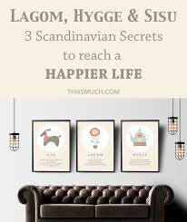 lagom print hygge print sisu print scandinavian wall art etsy happy life hygge scandinavian print