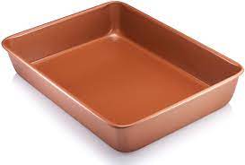 Compare prices on popular products in bakeware. Amazon Com Gotham Steel Bakeware Nonstick Rectangular Cake Pan 9 X 13 Nonstick Baking Pan Even Heat Non Warp Technology Premium Grade Dishwasher Metal Utensil Safe Ceramic Nonstick Coating Kitchen Dining