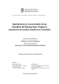 Artículos, videos, fotos y el más completo análisis de noticias de colombia y el mundo sobre universidad el bosque ocio 13/09/2019 el congreso de responsabilidad social en la universidad el bosque. Pdf Aportaciones Al Conocimiento De Las Orquideas Del Bosque Seco Tropical Y Escenarios De Cambio Climatico En Colombia