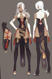 8 Anime Outfits Fantasy Female Fantasy Clothing Anime Outfits Hero Costumes