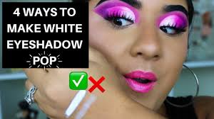 These step by step videos cover all the bases from natural everyday looks to a whether you're looking for eyeshadow techniques to make your blue, brown, green or hazel eyes pop or the. 4 Ways To Make White Eyeshadow Pop Youtube