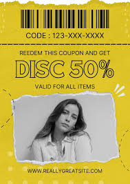 Click tap to copy and the discount code will be copied to your phone's or computer's clipboard. Free Printable Customizable Coupon Templates Canva