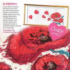Our spiritual collection of designs includes patterns of angles, blessings, prayers and scenes. Poppies In The Wind Cross Stitch Pattern Peacock Fig