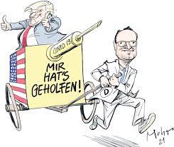 Armin laschet soll von karl dem großen abstammen. Karikaturen Januar 2021