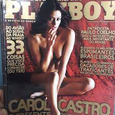 Revista Playboy com Atriz Carol Castro 