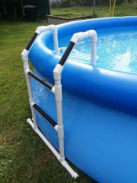 Pvc Pool Ladder Pvc Pool Pool Ladder Diy Pool
