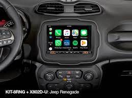 Most uconnect® 4 or uconnect® 4c nav systems will have apple carplay® and android auto™ already built in. Alpine Kit 8rng Einbauset Fur X803d U Jeep Renegade