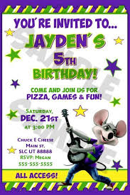 Chuck E Cheese Birthday Invitations Chuck E Cheese Birthday Chuck E Cheese Birthday Invitations Kids