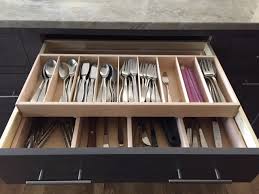 layered/stacked kitchen drawer