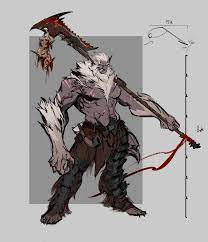 OC][ART] Bugbear Barbarian, the elf hunter : r/DnD