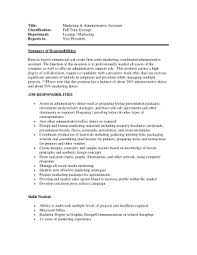 If your job description is straightforward and simple, you'll attract many strong administrative assistant candidates. Marketing And Administrative Assistant Job Description Template Free Download Free Pdf Books