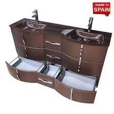 You can easily create a bathroom with a midcentury modern feel as well. 60 Krom Socimobel Double Bathroom Vanity Color Metal Brum