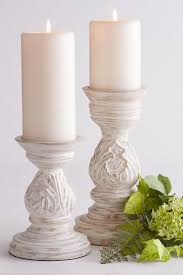 Maybe you would like to learn more about one of these? White Carved Mango Wood Pillar Candle Holders In 2020 Shabby Chic Bedrooms Shabby Chic Living Room Shabby Chic Kitchen