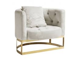 White lounge chair in the front porch or balcony or in the living room creates an inviting atmosphere for the guests who come at your place. Nordal Lounge Chair Creme White Velvet Living And Co
