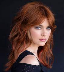 50 Dainty Auburn Hair Ideas To Inspire Your Next Color Appointment Hair Adviser Natural Auburn Hair Modern Shag Haircut Light Auburn Hair