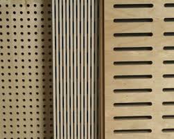 Woodtrends Wooden Acoustic Panel Is A Genuine Wooden Acoustic Wall Panel The Grooves In The Wood Facing Allows The Panel Akustik Akustik Panel Wandverkleidung