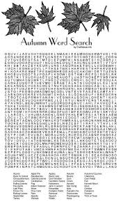 Summer word search for kids printable wordsheet. Free Fall Printable Autumn Word Search Puzzle For All Ages