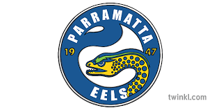 Como parramatta foi fundada em 1946, não surpreende que originalmente não tivesse apelido, mascote e logotipo oficiais. Parramatta Eels National Rugby League Team Logo Sports Australia Ks1