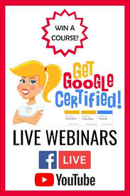 Google Certification Live Webinars And Course Giveaway Educational Technology Paperless Classroom Teacher Help